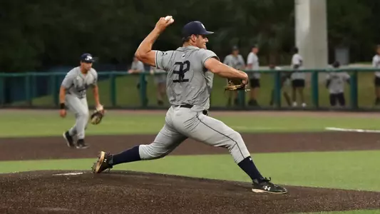 Tony Roca throwing a pitch at USF