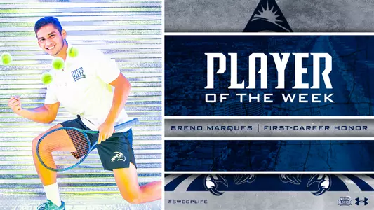 breno marques earns asun player of the week for the first time