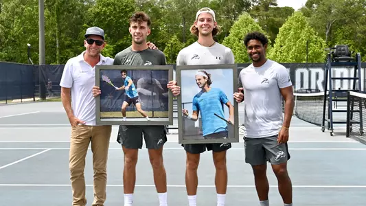 matt carroll and jonas hartenstein on senior day vs bellarmine