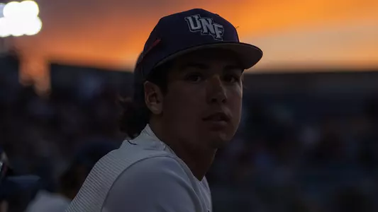 Cal Leonard in the dugout