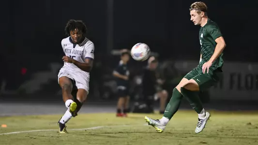 Rio Onwumere kicking ball