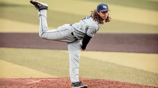 Dominick Madonna throwing a pitch at EKU