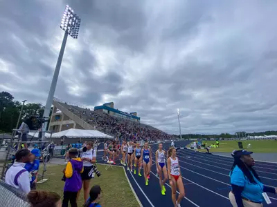 Picture of athletes on the Visit Jax Track