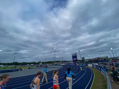 Picture of the track during competition