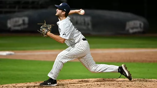 Lance Bolton throwing a pitch