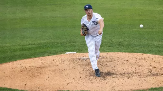 Peter Holden throwing a pitch