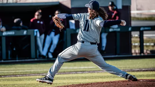 Dominick Madonna throwing a pitch at EKU
