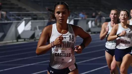 Billie Castillo competing at home track & field