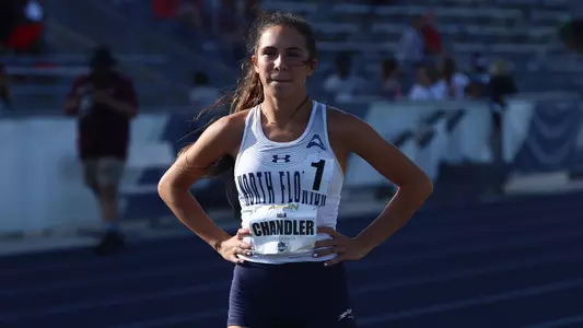 Ella Chandler competing at home track & field