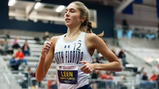 Isa Leen competing at ASUN track & field