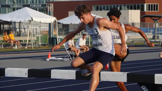 Luke Clements competing at home track & field