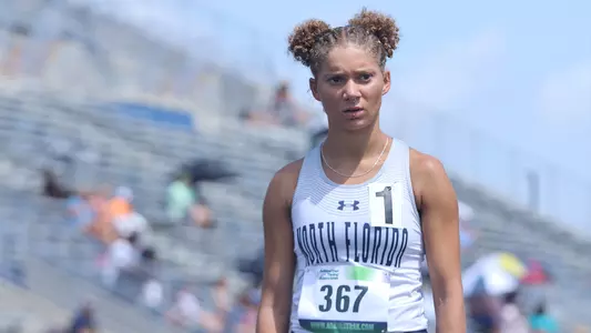 Jada Williams competing at home track & field