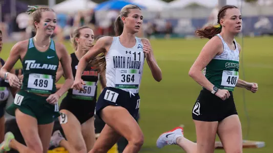 EJ Schlageter competing at home track & field