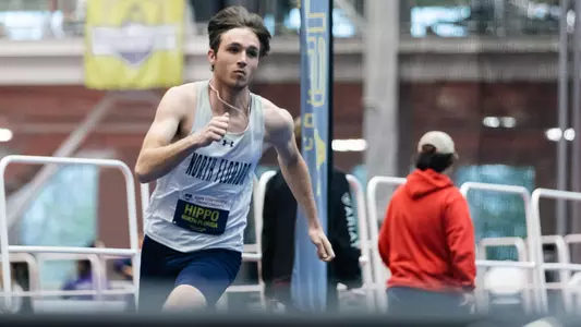 Jacob Hippo competing at ASUN track & field
