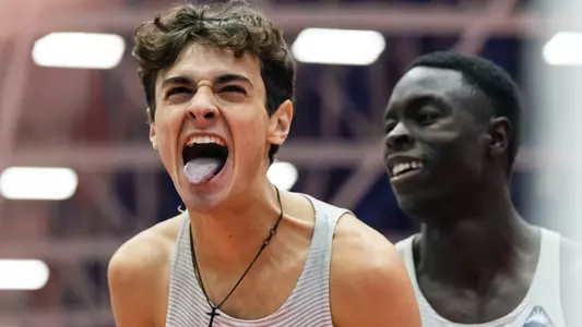 Ryan Douihech competing at ASUN track & field