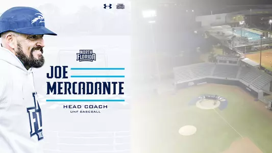 Joe Mercadante head coach hiring graphic
