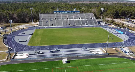 Hodges Stadium aerial shot