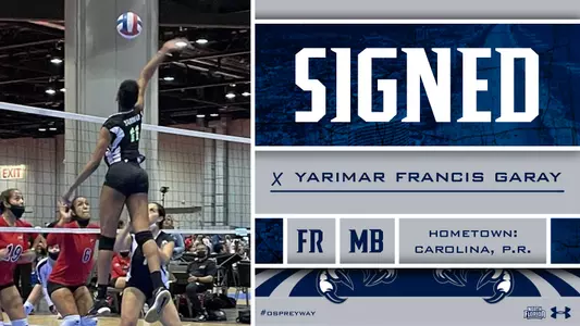 North Florida volleyball signing graphic for yarimar francis garay