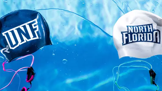 unf swimming caps