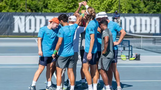 UNF men's tennis team shot