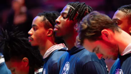 Dorian James close up national anthem
