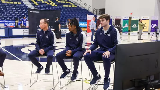Coach Driscoll, Moss and Lliteras at Atlantic Sun