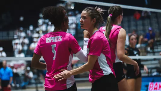 Rylee and Jacqueline high five