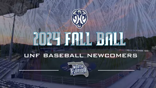 North Florida baseball general newcomers graphic 2024-25