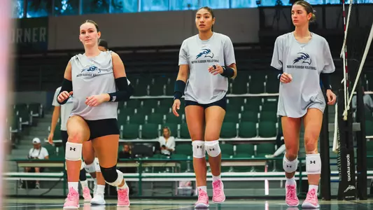 Kierstyn, Jane and Rylee on the court