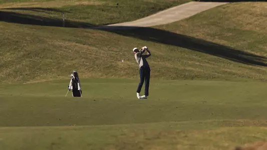 Nick Gabrelcik shot off the fairway