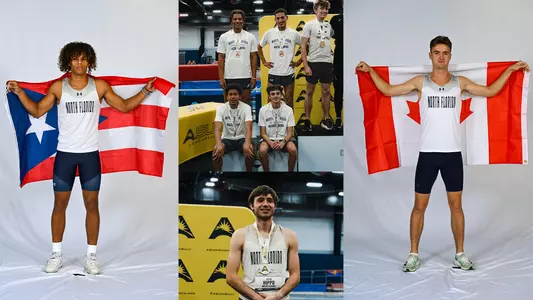 ASUN Day one indoor collage