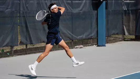 Juan Pablo Cenoz on the court four