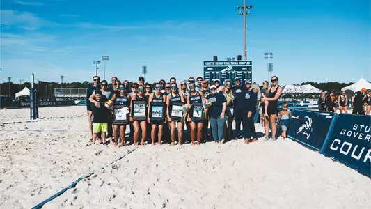 UNF Beach Volleyball 2024 Senior Day Photo