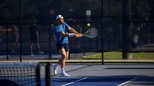 Rodrigo Crespo return shot tennis