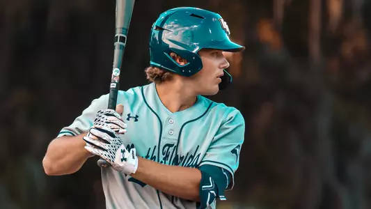 Finn Howell at the plate batting