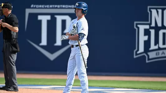 Connor Moore getting ready to bat