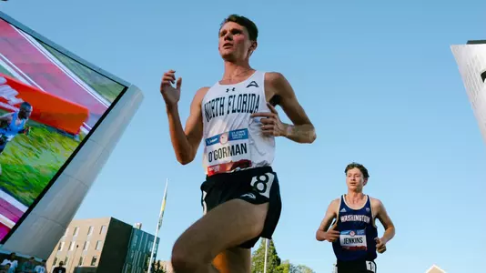 Aidan O'Gorman at the Olympic Trials