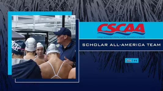 Swimming CSCAA Scholar All-America Team graphic