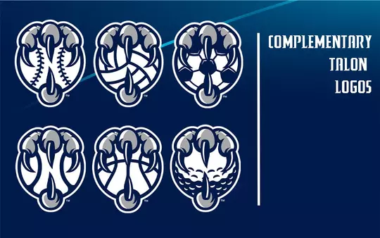 UNF complementary talon logos