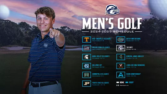 Men's golf schedule 2024