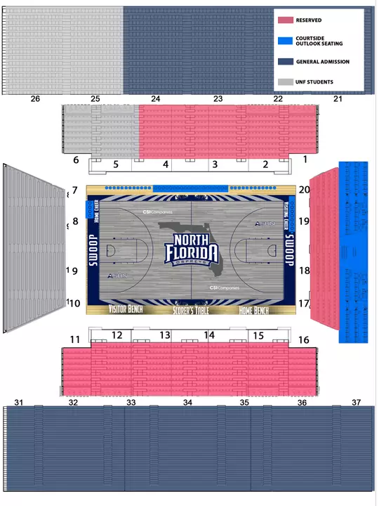 Arena Seating Chart 2024