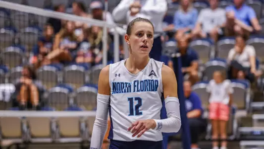 Amy Burkhardt on the court