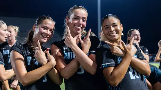 2025 Women's Soccer - Chandler Browning, Braelyn McMillan and Taylor Tamares