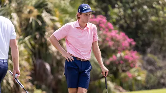 Luke Balaskiewicz on the green