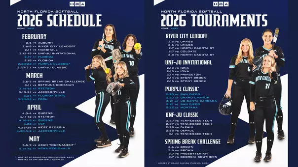 Softball Schedule 2026