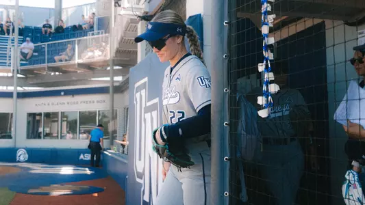 Grace Shaw-Rockey out of the dugout