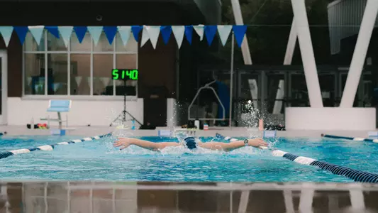 Swim practicing at the UNF Competition Pool Complex