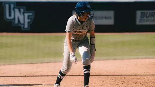 Lauren Brock on third base