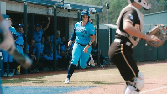 Allison Benning running home