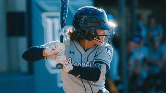 Kirsten Caravaca at the plate